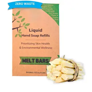 Zero Waste Liquid Hand Soap Refills - Eco-Friendly and Plastic Free - Real Plant Powered Ingredients! Moisturizing handsoap - Saving the Plant and your skin. Makes 48 ounces. Variety Pack