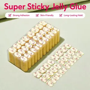 Press On Nail Adhesive Tabs – Strong Hold Jelly Glue for Fake Nails