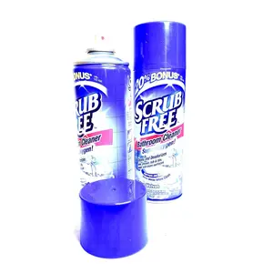 Scrub Free Bathroom Cleaner with Super Oxygen, Blue Velvet Scent, 20% Bonus Size, Cleans and Deodorizes Sink, Shower, Tub and Tile