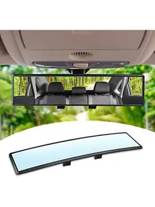 Car rearview mirror, reversing mirror, large field of view, wide-angle mirror, interior auxiliary white mirror for cars, Car Accessories