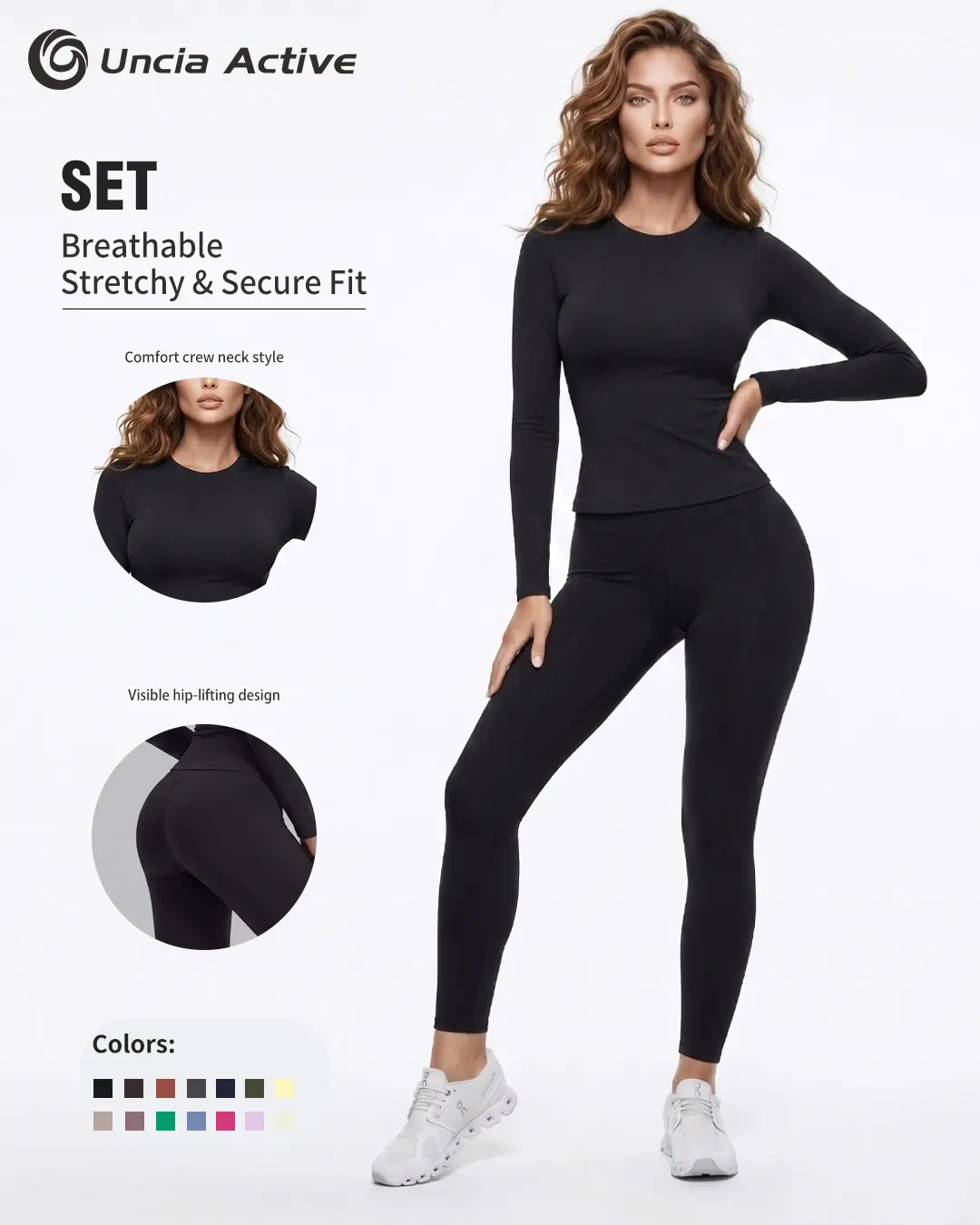 Women's High-Waist Buttery Soft Leggings - No Camel Toe, Butt-Lifting Yoga Bottoms for Workout, Gym Sports