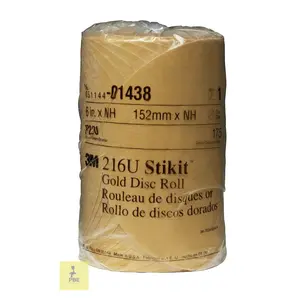 3M™ Stikit™ Gold Disc Roll, 01438, 6 in, P220, 175 discs per roll