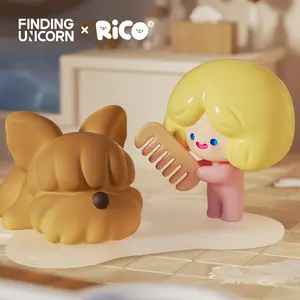 [FINDING UNICORN]  RiCO Happy Friends Together Series Blind Box  Cute Figures Desktop Ornament Collectible Toys Birthday Gifts