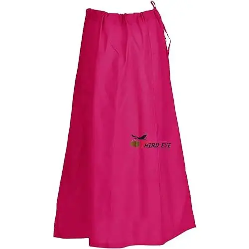 Sari Petticoat Cotton Stitched Adjustable Waist Saree Underskirt Lining Skirt Sari Petticoat Cotton Stitched Adjustable Waist Saree Underskirt Lining Skirt