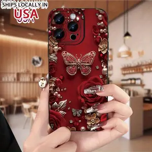 A phone case designed in Valentine's Day style, made of soft TPU material for protection.Perfect as a birthday or holiday gift for iPhone 16, 15, 14, 13, 12, and 11 Plus Pro Max