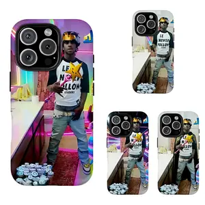 Chief Keef Hip-Hop Collage Tough Case 2-in-1 Protective Cover Custom Fit for iPhone 17, 16, 15, 14, 13, 12, 11 Pro Max Plus, shock-absorbing Drill Core Chicago Rap Aesthetic Tough Armor Case
