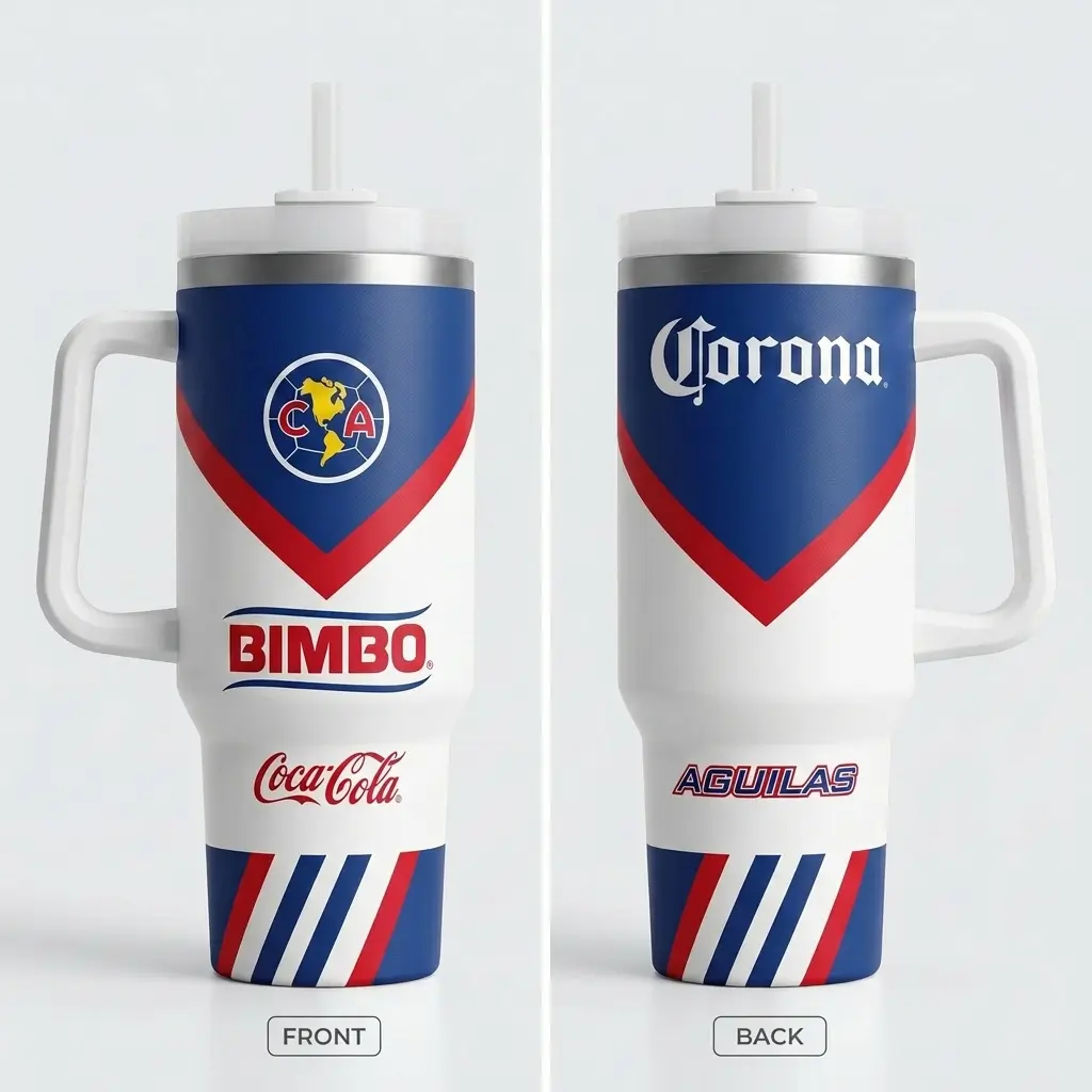 Design 1 - 40oz Handle White 