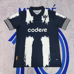 2025 Club World Cup Rayados Monterrey Home Short Sleeve Soccer Jersey Fans Version Breathable