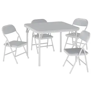 GAOMON Folding Table and Chairs Set, Boys and Girls Activity Table and Chairs Set for Dining Room,Daycare,Classrooms