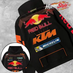 HyperStyle.Clothing - Redbull x KTM Hoodie Racing Biker MotorCross Motorcycle Retro Vintage Streetwear motocross graphic tee, hyperbike racing t-shirt, bold sport art, 100% cotton