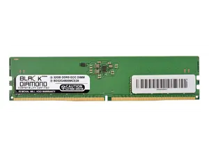 Black Diamond 32GB (2Rx8) DDR5 4800 ECC Memory  BD32G4800MCE28