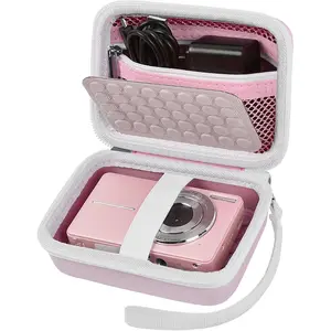 Digital Camera Case Compatible with Yifecial/for EROOLU/for VAHOIALD/for Kaisoon/for Kodak Pixpro/for  PowerShot ELPH 180 190/ for  DSCW800 DSCW830 Digital Cameras for Travel (Pink)