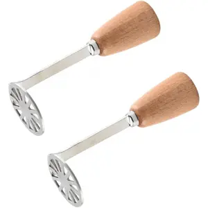 Stainless Steel Potato Masher, Kitchen Tool, Kitchen Gadgets, Kitchenware for Avocado, Beans, Salad, Vegetables, Fruits, Meat, Food Grinder, Model Xinghao
