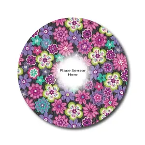 Colorful Blooms Underlay Patch for Sensitive Skin - Libre 2 and Lingo