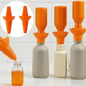 2pcs Liquid Transfer Funnels, Leak-proof Wide Mouth Design, For Home Kitchen and Laboratory Use, Durable Essential Tool, Suitable for Dispensing Oils, Wines and Beverages