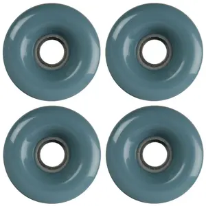 Longboard Wheels 70mm Smooth Gray USA Made 78A