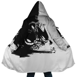 Gengar Gastly Pokemon Dream Cloak Coat, Anime Pokemon Men's Women's Hooded coat, Fleece Jackets Coats, Gift For Men And Women