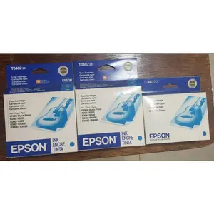 EPSON Genuine Cyan Ink Cartridge TO48220 3 Unopened Boxes for Epson Stylus Photo R300 R330 R3300 R3500 R3600 R3650