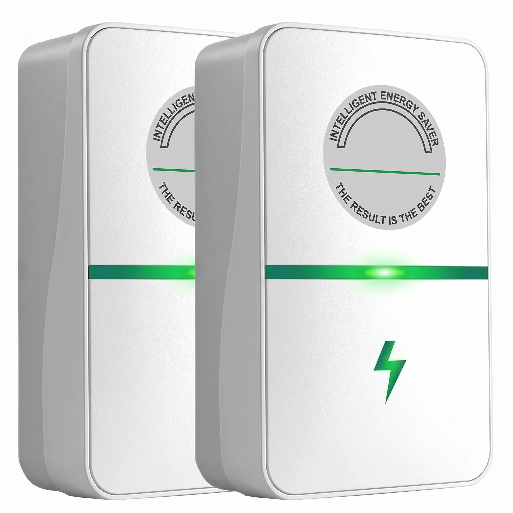 Smart Energy Saver Box - Electricity Saving Device & Power Surge Protector, Voltage Stabilizer for Home Appliance, Office & Electric Bill Optimization (Plug and Play)