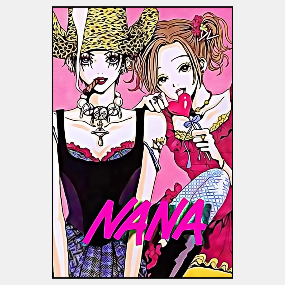 Nana Black Stones Anime Poster, Nana Osaki & Nana Komatsu Wall Art, Tokyo Manga, Unframed High Quality Art Print, Home Decor, Gifts for Him Her
