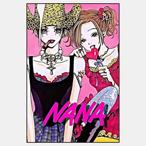 Nana Black Stones Anime Poster, Nana Osaki & Nana Komatsu Wall Art, Tokyo Manga, Unframed High Quality Art Print, Home Decor, Gifts for Him Her