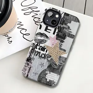 New york collage phone case, Disco ball iPhone cover, Shockproot Phone Protective Cover,  Modern Floral Phone Cover suitable for Samsung Galaxy 23 24 25 5G iPhone 17 ProMax Air 16 plus cases  15 pro max 14, 13, 12 with screen protector