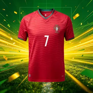 2026 Portugal Home Away 7# Cristiano Ronaldo Short Sleeve Soccer Jersey Fans Version Breathable