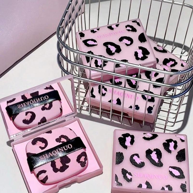 100 Sheets Oil Absorbing Papers with Replacement Pack, Powder Puff Style, Portable Makeup Mirror, Small and Convenient