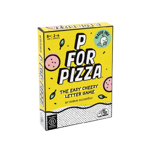P For Pizza: Family Card Game | Great for Adults and Kids | Perfect Lightweight Travel Fun for Any Occasion | The Ultimate Travel Card Game Fun Board Games Fun Tabletop Game