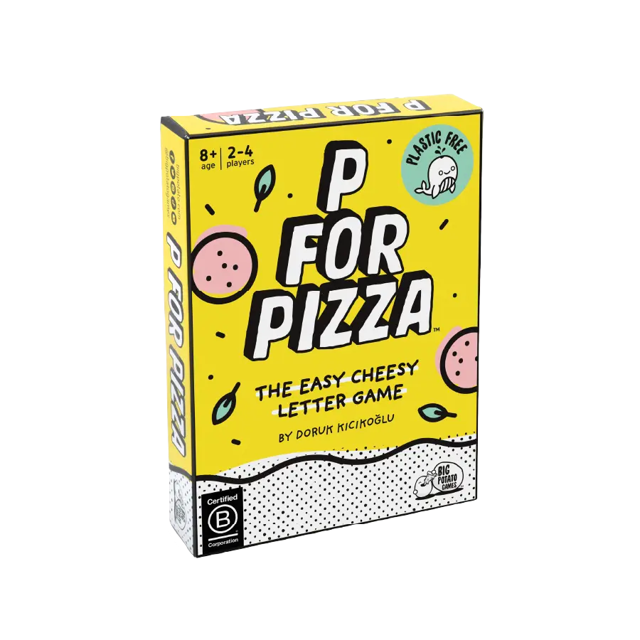 P For Pizza: Family Card Game | Great for Adults and Kids | Perfect Lightweight Travel Fun for Any Occasion | The Ultimate Travel Card Game Fun Board Games Fun Tabletop Game