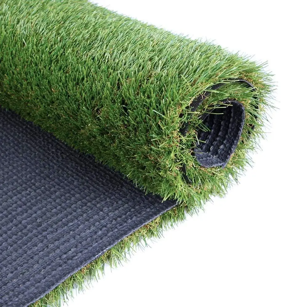 Decorative 1.38-in Eco Artificial Grass, Durable Rubber Backing, Low Maintenance, Easy to Clean, Ideal for Indoor & Outdoor Garden Front Porch Projects
