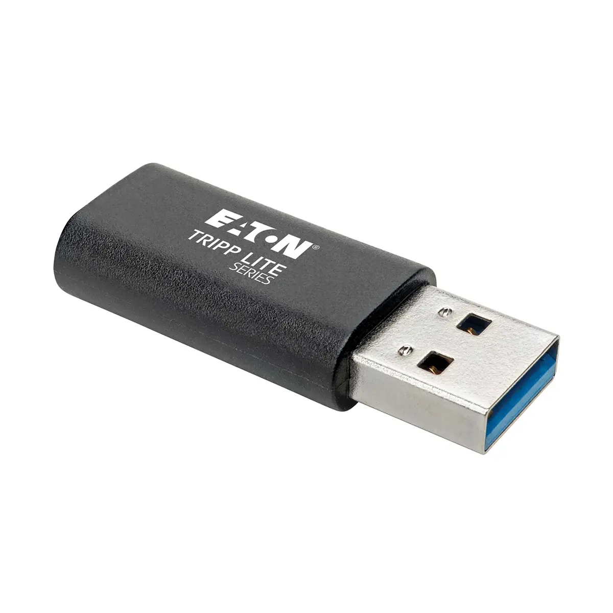 Tripp Lite USB 3.2 Type-A Male to Type-C Female Adapter, Black