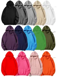 Digitex Heavyweight Lavender Hoodie – Unisex Cotton Blend Sweatshirt with Thick Fabric, Drawcord Hood & Pouch Pocket Oversized Fleece Long Sleeve