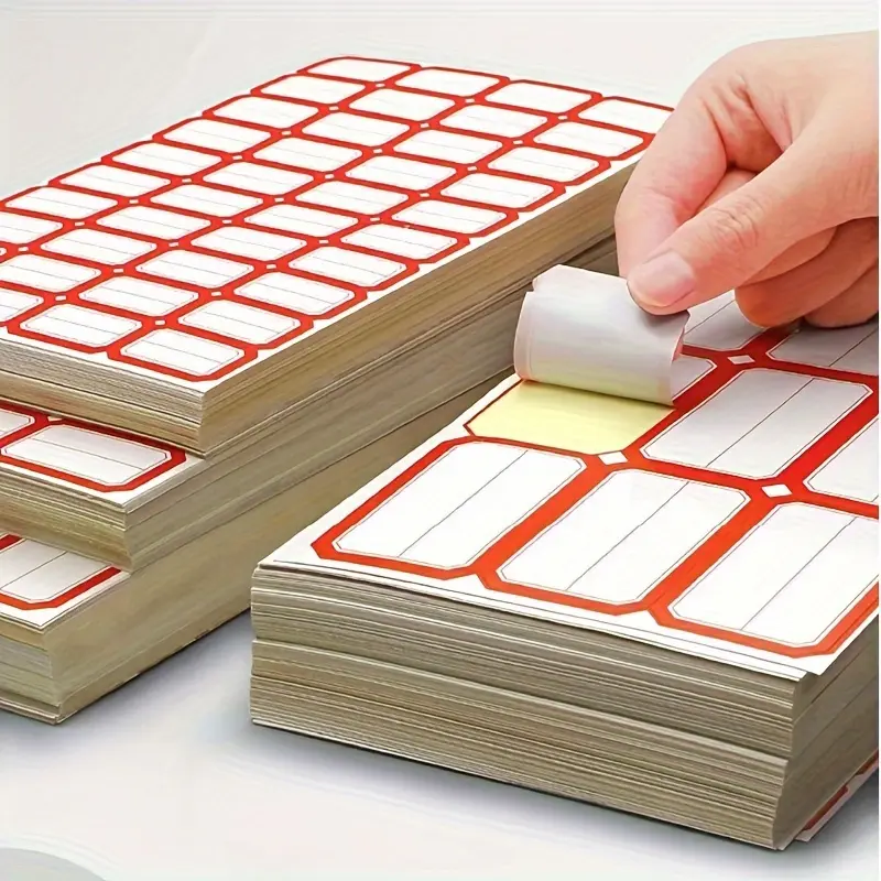 50sheets/2000pcs Self-adhesive Label Stickers, Handwritten Classification Self-adhesive Labels, Commodity Price Tags, Food Date Labels Kitchen Stuff Kitchen Accessories Kitchen Gadgets