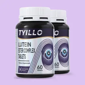 2PCS Tyillo Blueberry Lutein Ester Complex Tablets, Eye Health Supplements with Lutein Ester & Zeaxanthin, Relieve Eye Fatigue & Dryness, Support Vision Health, Vitamin Supplement