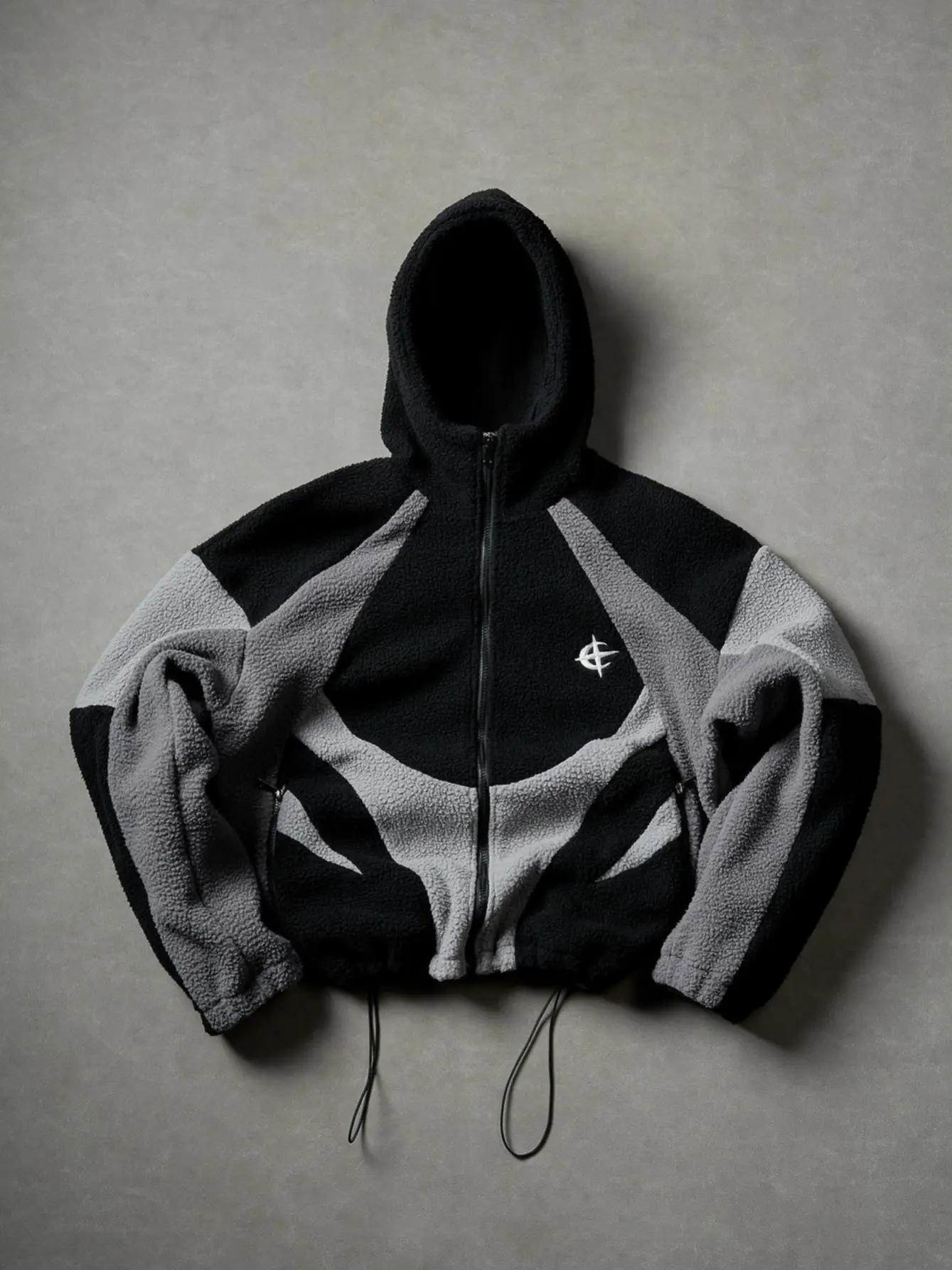 Y2K Color Block Fleece Jacket | Cozy Oversized Hoodie SpringStatements