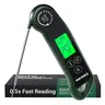 INKBIRD Digital Kitchen Thermometer - Kitchen Utensils, 0.5s Fast Reading, ±0.5℉ Accuracy, Magnetic Mount, Wide Temp Range, Large Display, ABS Plastic Body, IPX5 Water Wash, 2 Included Easy-Replace AAA Batteries, Heat Resistant for Grill, Brewing Use