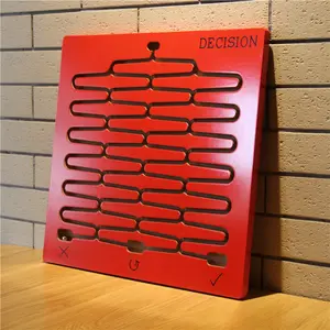 Decision Board, Fun Decision Maker for Indecisive Moments, Interactive Choice Game for Couples and Family, Home Entertainment Toy and Decor, with 12 Steel Balls, Hooks, Level, Magnets