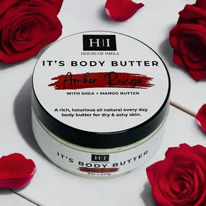 It's Body Butter- AMBER ROUGE (Baccarat Rouge 540 Dupe) | Hydrating Long Lasting  Body Cream For very Dry Skin.