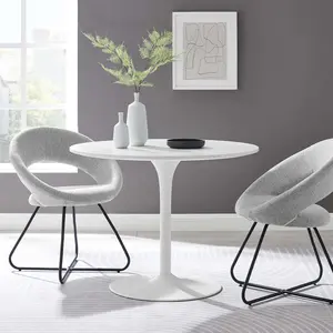 Modway Pursuit 40" Dining Table in White White