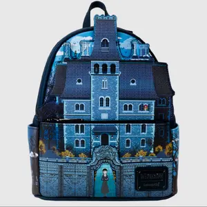 Loungefly MGM Wednesday Nevermore Academy Castle Glow Mini Backpack