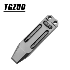 Multifunctional Portable Titanium Alloy Pry Bar, Camping Hiking Emergency Edc Tool, Compact Multi-Tool for Outdoor Adventures, Outdoor Equipment