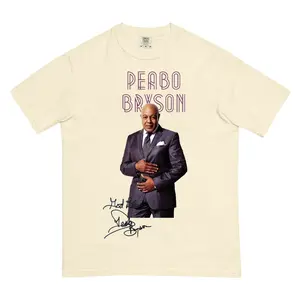 RIP Peabo Bryson Comfort Color Tee Pure Cotton Fabric Casual Crew Neck Short Sleeve Soft-Washed T-Shirt Trendy Tops for Women for Men