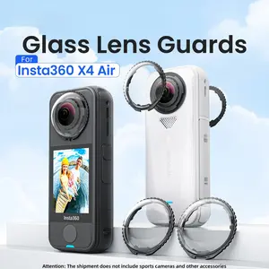 Insta360 X4 Air Latch Protection Lens Detachable Glass Lens Protective Accessory, Camera Accessories for Insta360 X4 Air