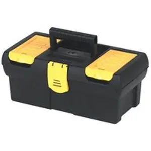 212 MAIN Portable Plastic Tool Organizer Box, Stanley Tools 556787, 1.1 Gal Capacity with Tote Tray, 7.25x12.5x5.25 in Dimensions