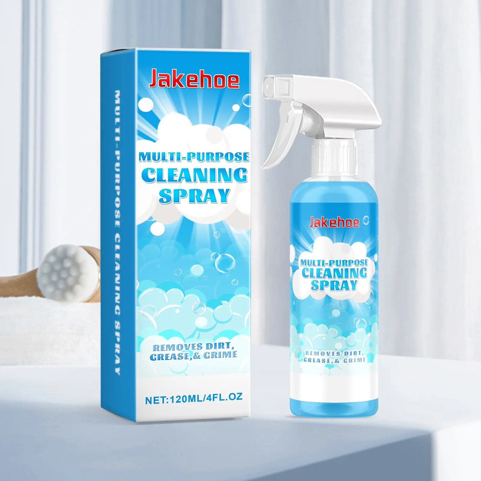 Jakehoe Multi-Purpose Cleaner, Stain Remover for Walls and Surfaces, Bathroom and Home Use, Effective Cleaning Agent