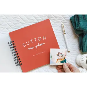 "Scholarly" Personalized Baby Memory Book (more colors)