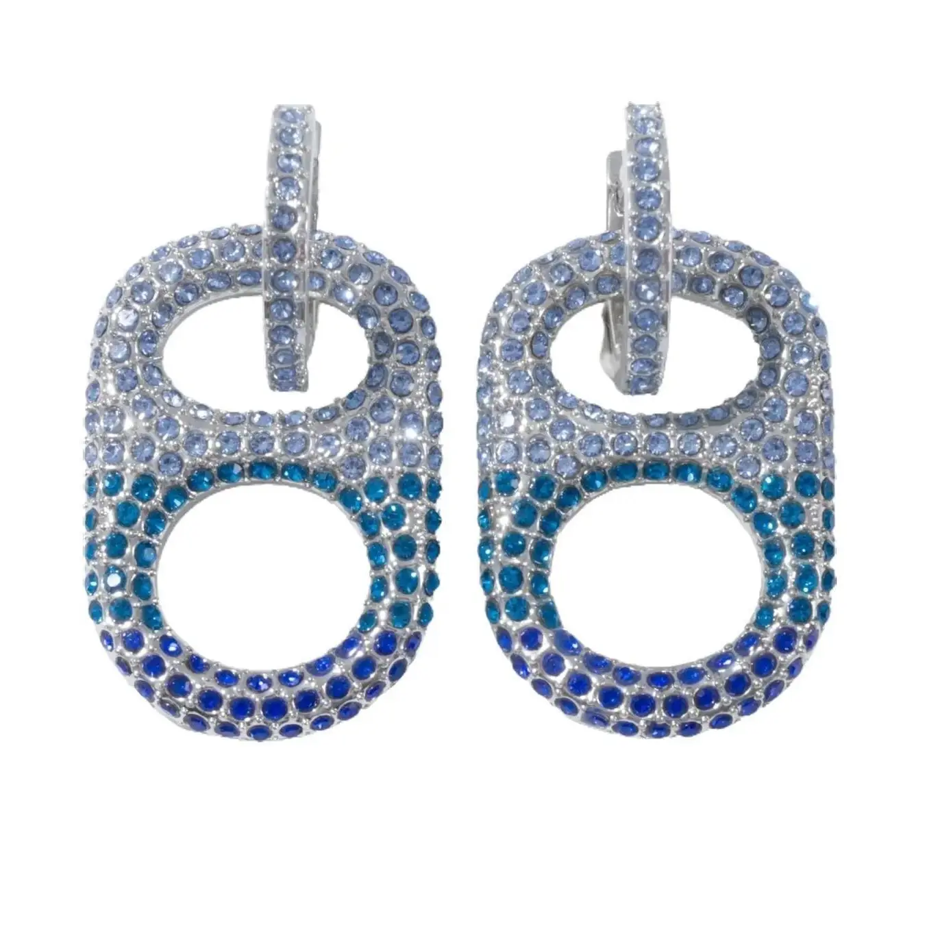 Coastal Wave Ombre Signature Pop Tab Earrings by Tab~ulous