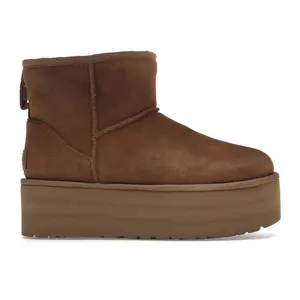 UGG Women's Classic Mini Platform Boot Chestnut, from StockX