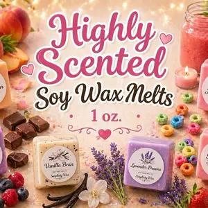 Scented WaxMelts Sampler 1 oz Cubes - Perfect for Home Fragrance and Aromatherapy